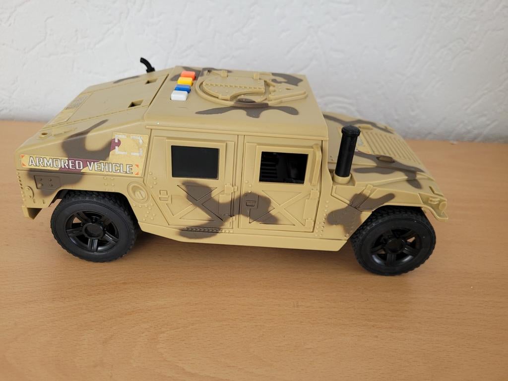 Grote speelgoed leger Hummer auto met geluid, Ophalen of Verzenden