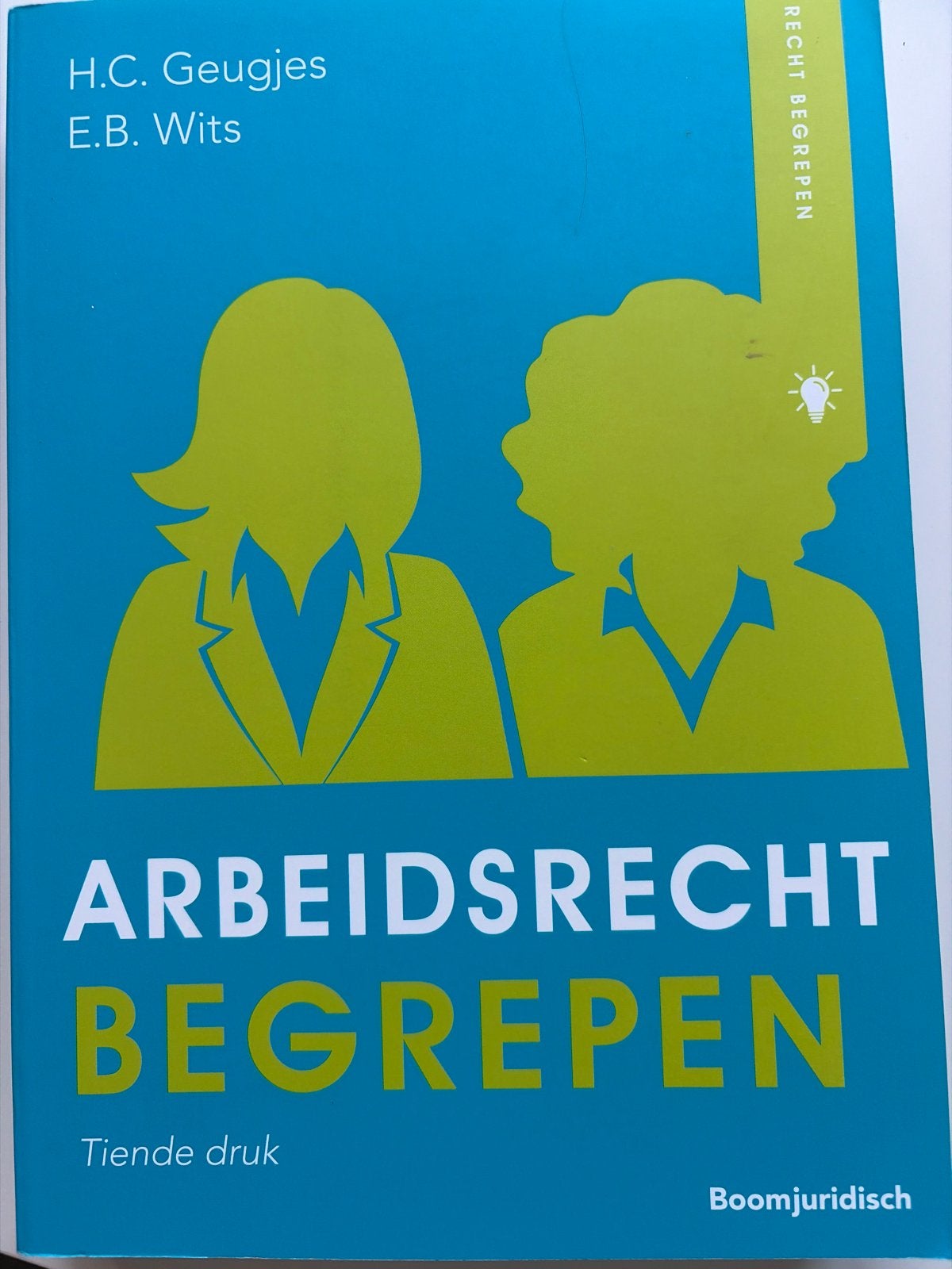 Arbeidsrecht Begrepen - Tiende druk - Perfecte staat, Ophalen of Verzenden, Gamma, Zo goed als nieuw, HBO