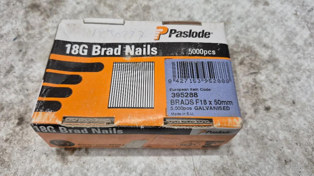 PASLODE 395288 afwerknagel F18-50mm verzinkt 3mµ, Ophalen, Nieuw, 50 tot 100 mm, Overige typen