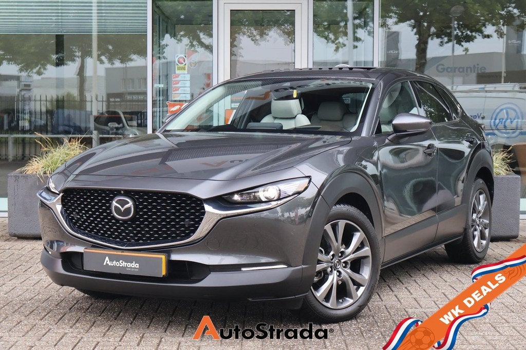 Mazda Cx-30 E-Skyactiv X Luxury 186pk | Pano | Leder | LED |, Automaat, 1998 cc, Gebruikt, Euro 6