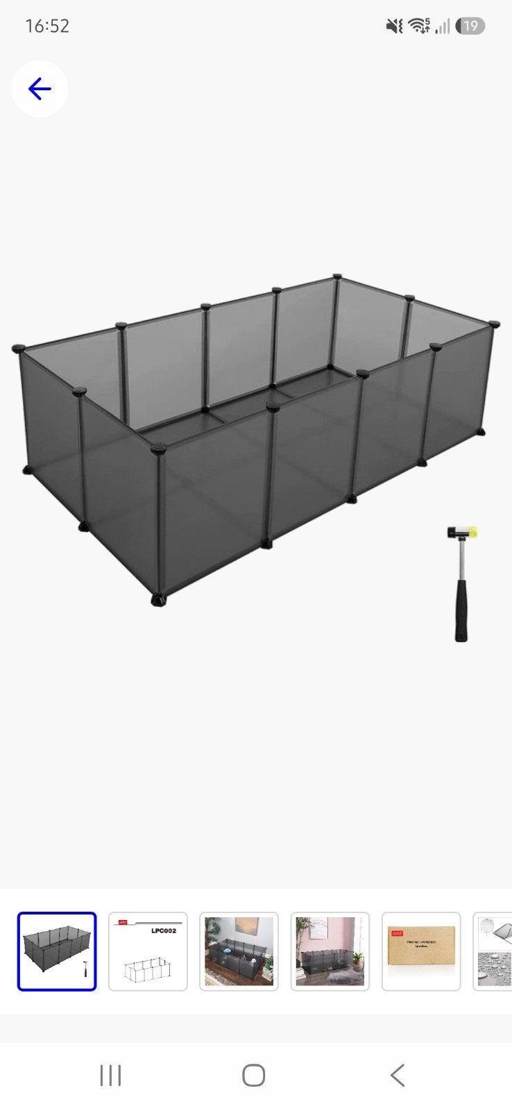 puppy/kitten/dieren ren panelen, Ophalen, Gebruikt, 110 cm of meer, Minder dan 65 cm