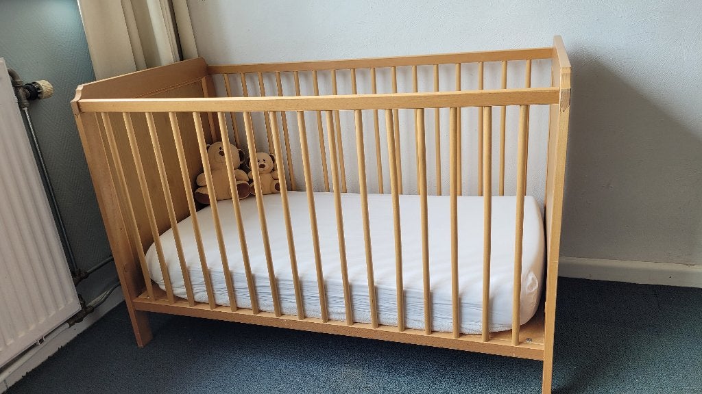 Baby ledikantje, Kinderen en Baby's, Babywiegjes en Ledikanten, Ophalen, Gebruikt, Ledikant