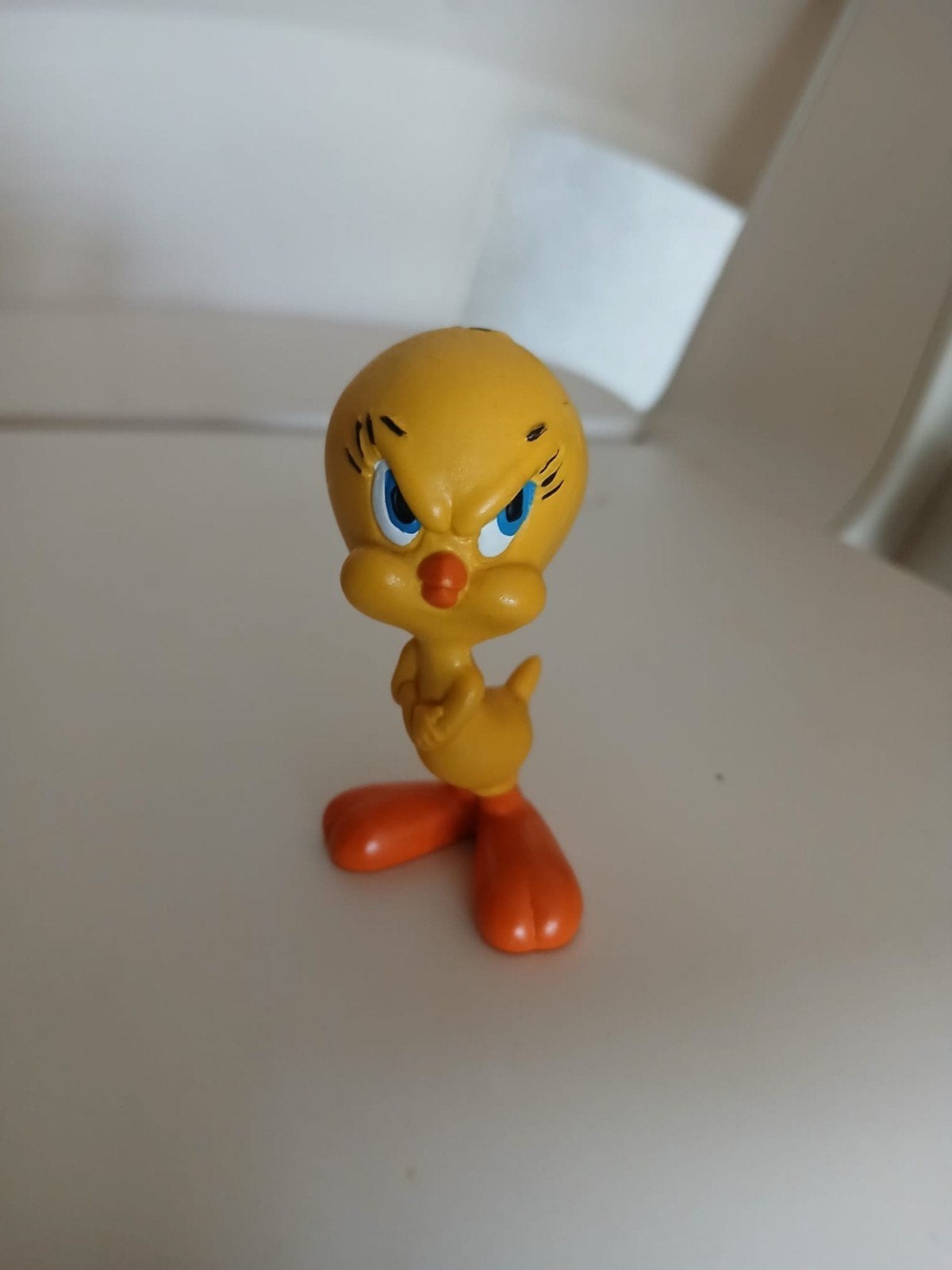 Warner Bros 2000 Tweety poppetje Bullyland Handgemaakt., Ophalen of Verzenden, Zo goed als nieuw