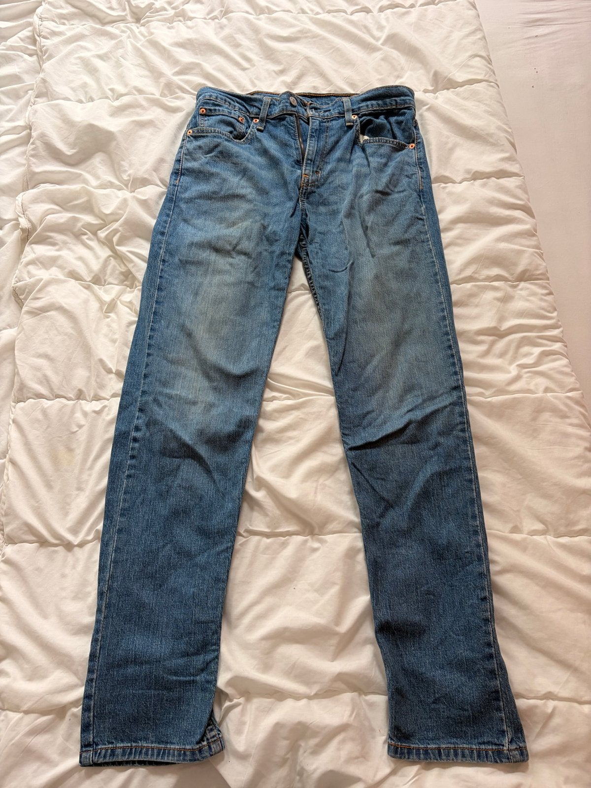 Levi's 502 Jeans W32 L34, Ophalen of Verzenden, Zo goed als nieuw, Blauw, Overige jeansmaten