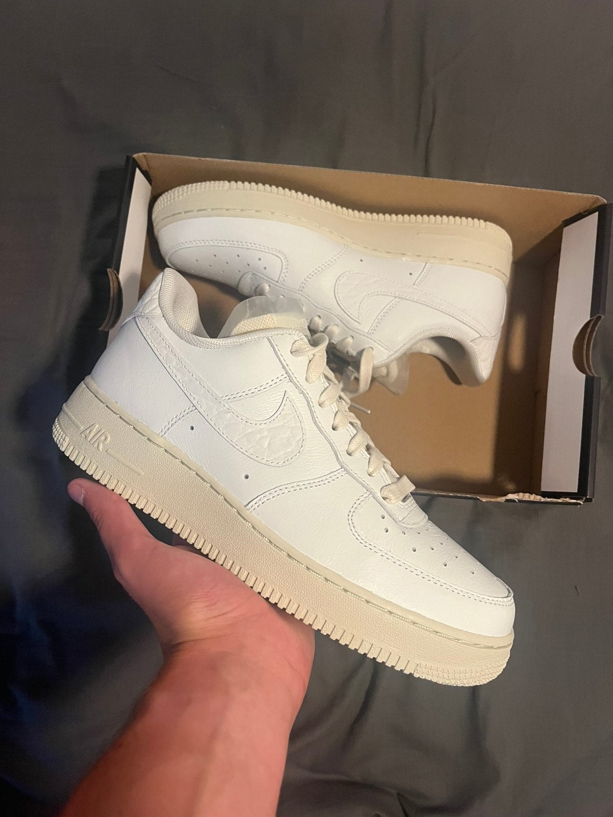 Nike Air Force 1 Premium Wit - Maat 40, Wit, Nieuw, Ophalen of Verzenden, Sneakers of Gympen