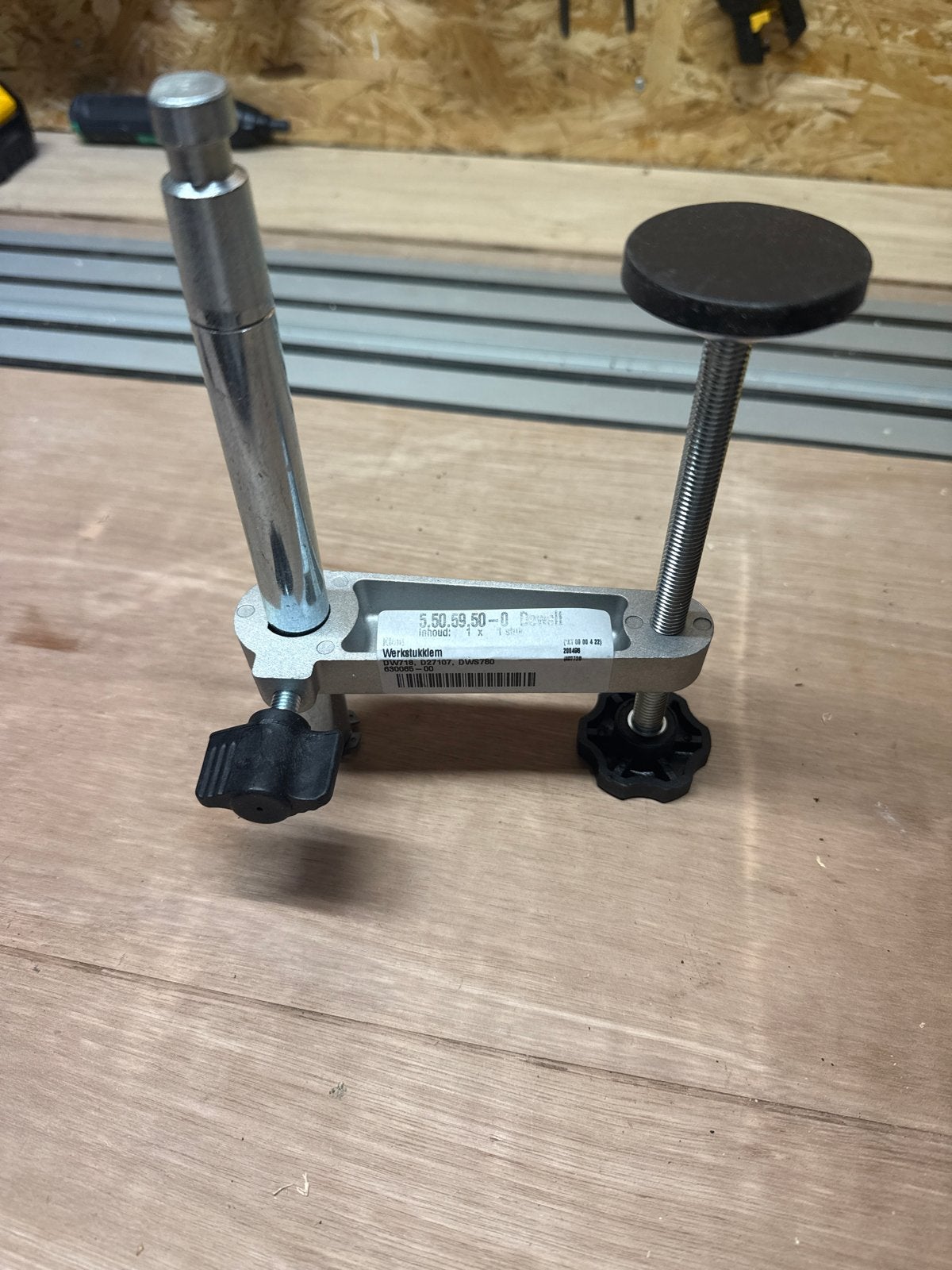 DeWalt Werkstuksteun - nieuw, Ophalen of Verzenden, Nieuw, Klem, DeWalt