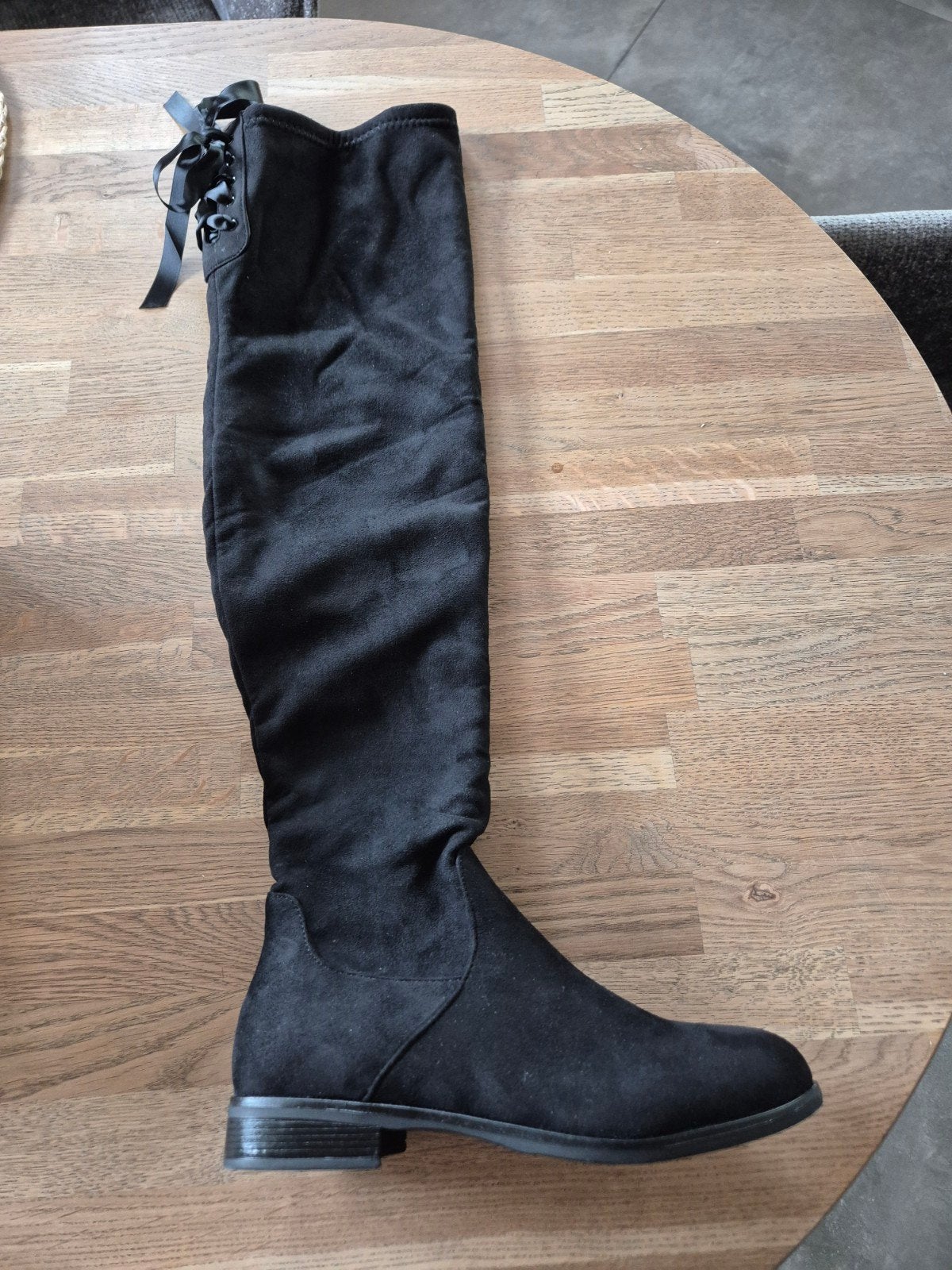 Overknee laarzen, Hoge laarzen, Day-vine, Zwart, Nieuw