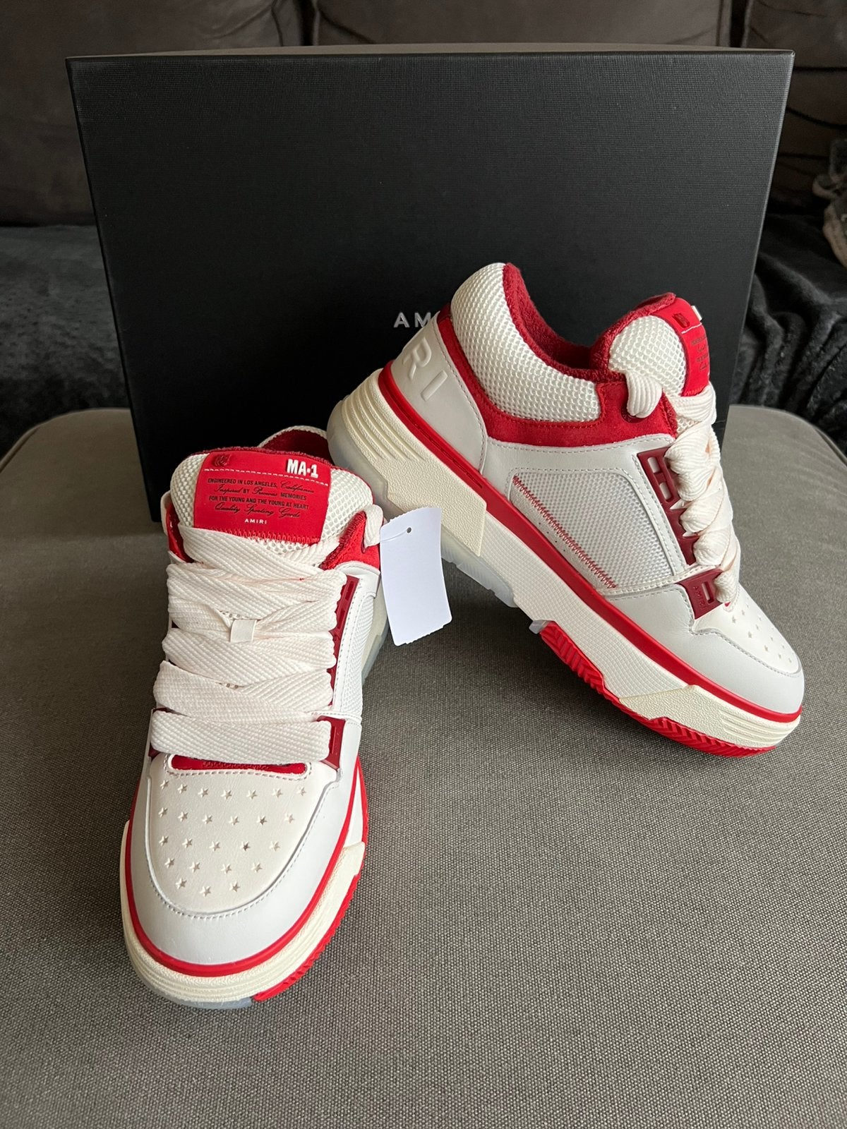 Amiri MA-1 sneakers, Kleding | Heren, Schoenen, Wit, Nieuw, Ophalen of Verzenden, Sneakers of Gympen