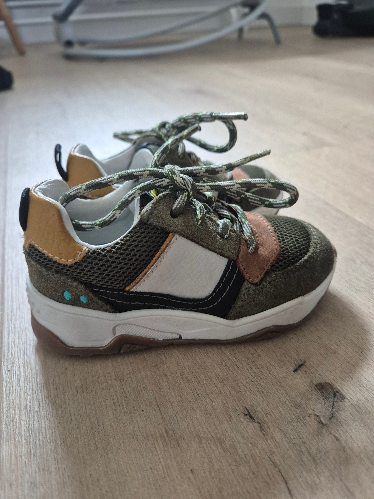 groene leren schoenen bunnies maat 22, Ophalen, Bunnies, Schoentjes, Zo goed als nieuw