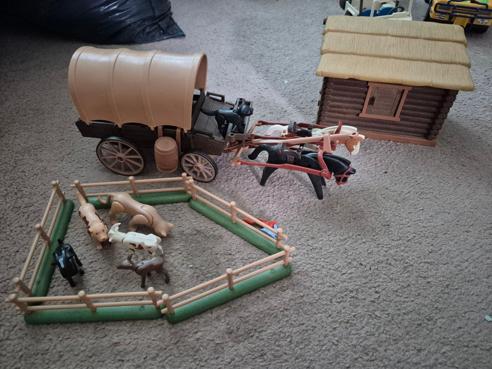 Grote Playmobil set: Western, voertuigen en meer!, Ophalen, Gebruikt