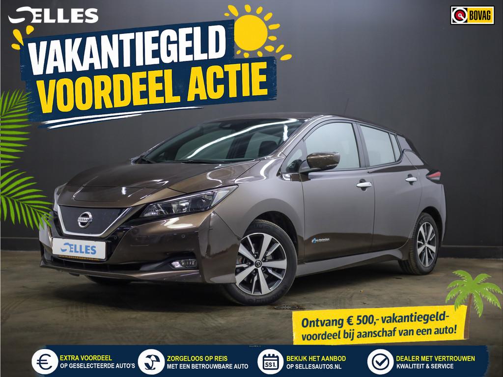Nissan Leaf | Acenta 40 kWh | Adaptive cruise control | Came, Stof, Gebruikt, Zwart, Parkeersensor