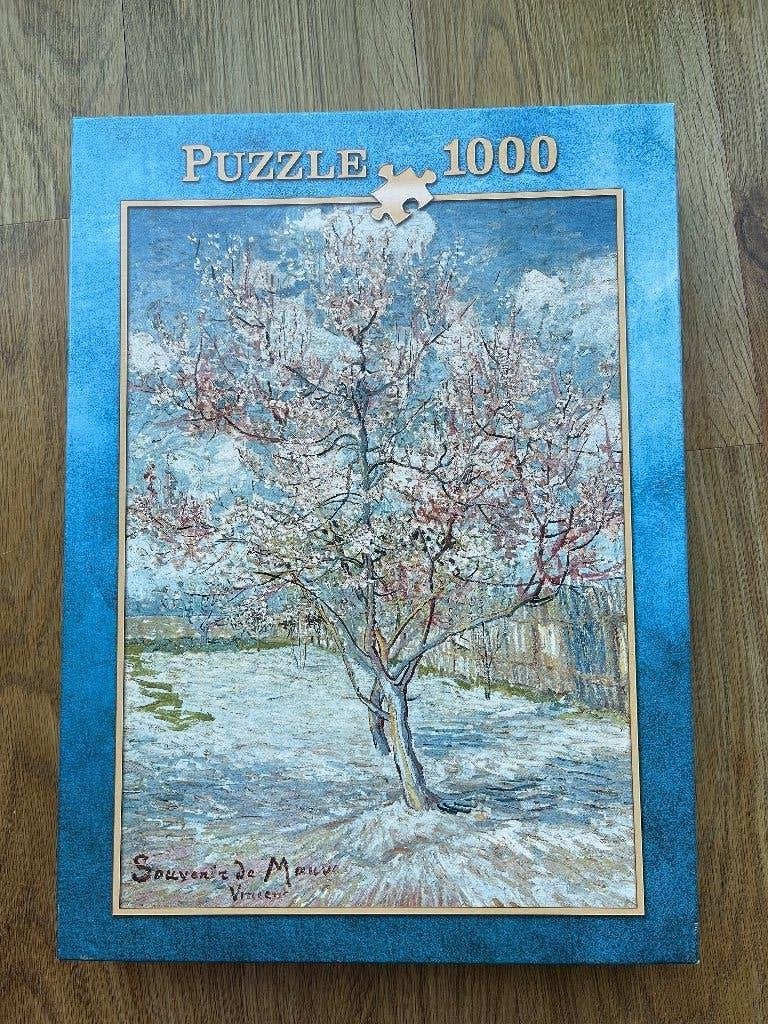 Legpuzzel schilderij Vincent van Gogh (1000 stukjes), Ophalen of Verzenden, 500 t/m 1500 stukjes, Gebruikt, Legpuzzel