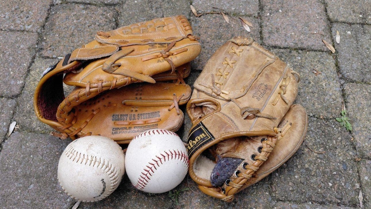 Honkbal softbal set, Sport en Fitness, Honkbal en Softbal, Ophalen of Verzenden, Handschoen