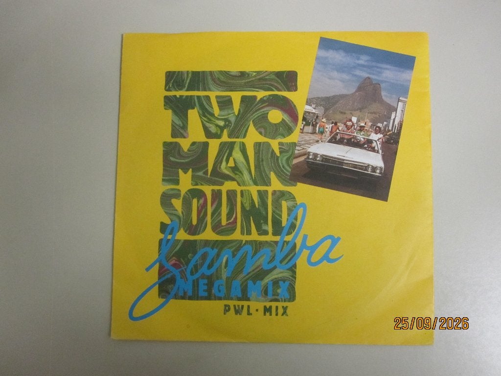 TWO MAN SOUND - samba megamix - vinyl 7", Cd's en Dvd's, Latin en Salsa, Gebruikt, 7 inch, Ophalen of Verzenden