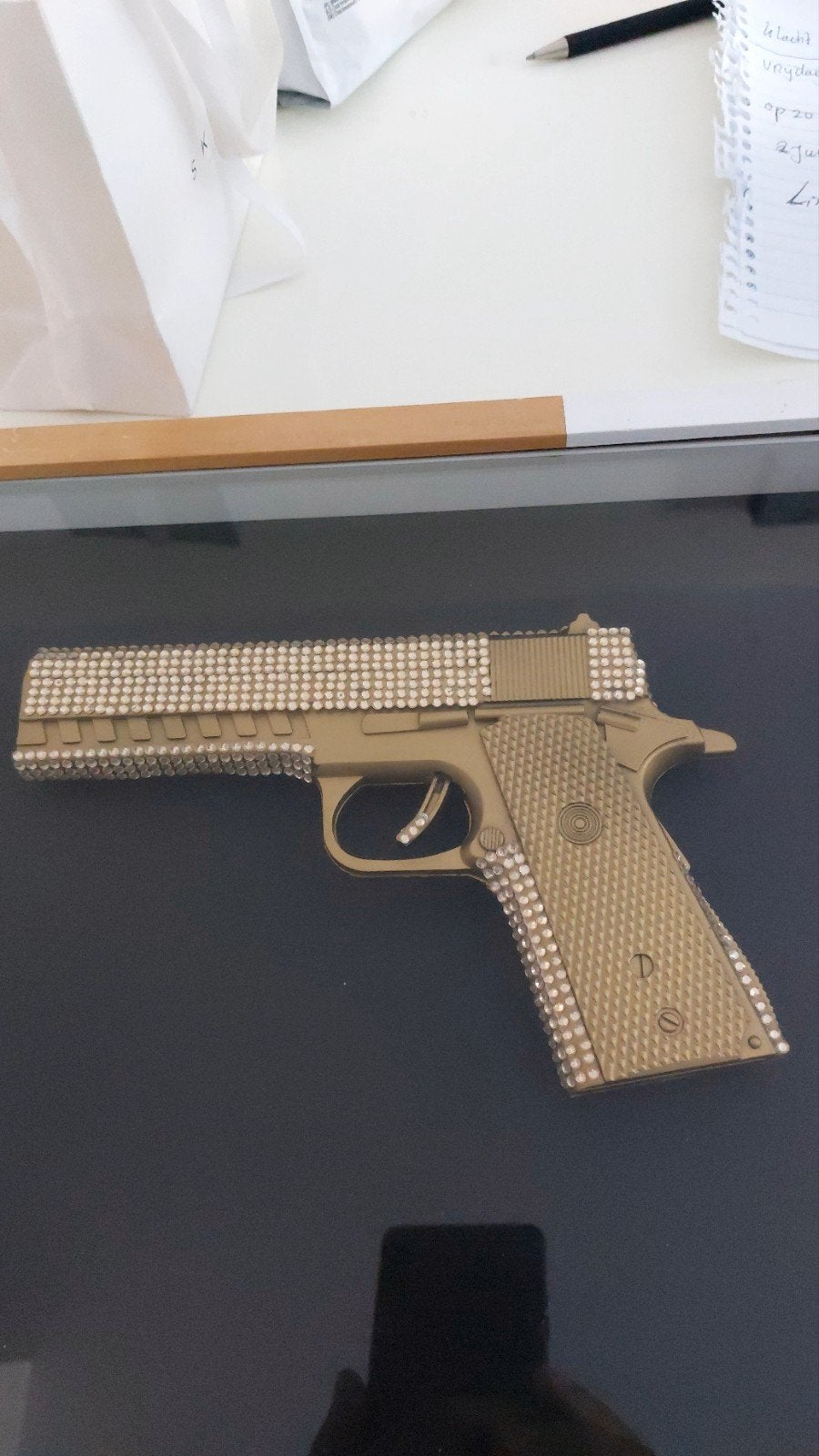kunst pistool art gun, Ophalen