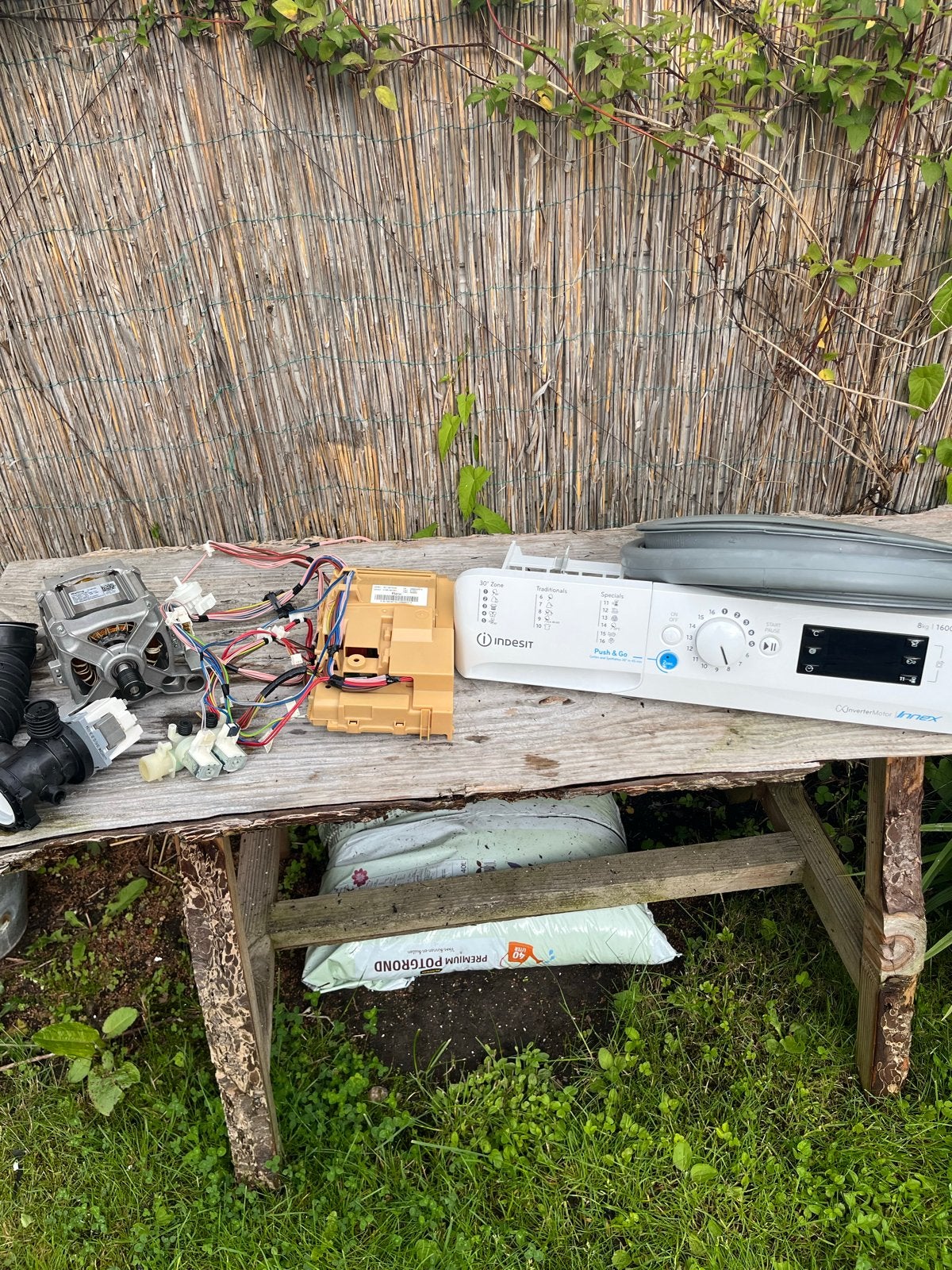 Indesit Wasmachine Onderdelen: Motor, Besturing, Pomp, Ophalen of Verzenden, Gebruikt
