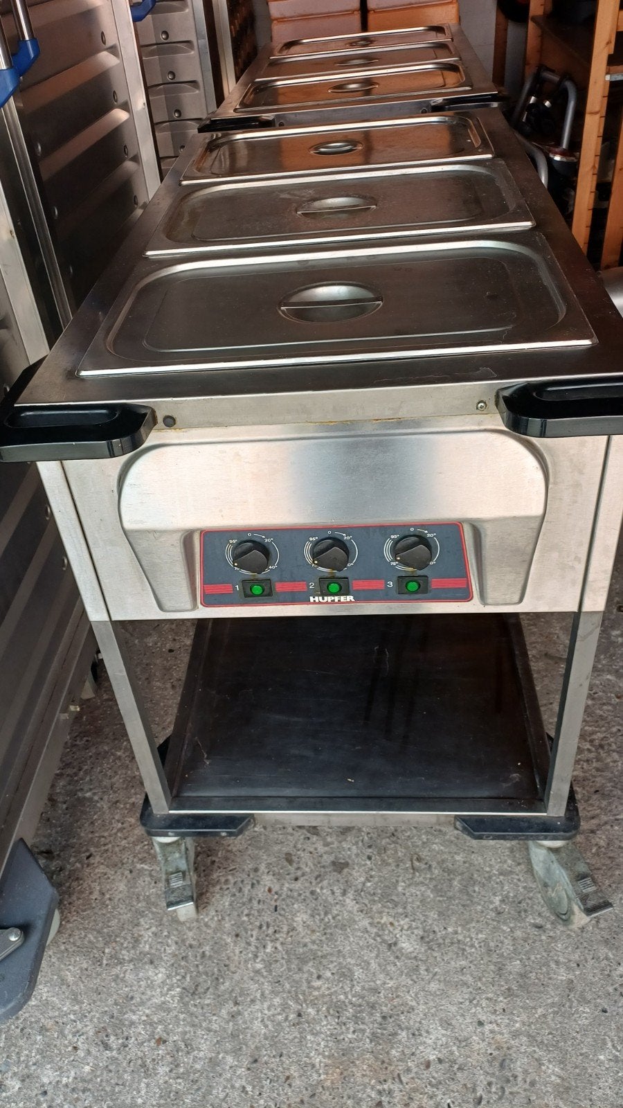 Hupfer Bain-Marie Wagen - Nette staat, Ophalen of Verzenden, Fornuis, Frituur en Grillen