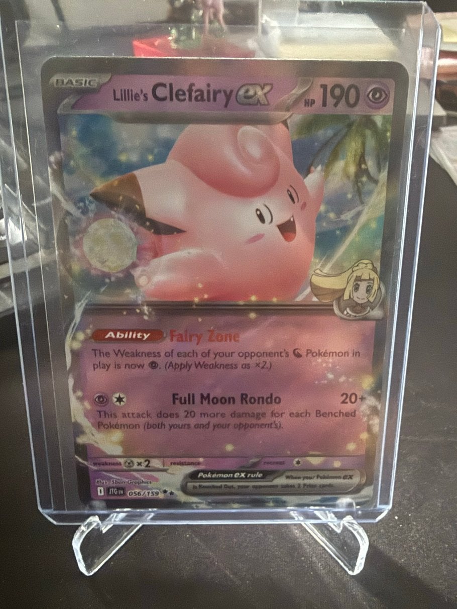 Lillie's Clefairy EX - Journey Together - Pokémon Kaart, Ophalen of Verzenden, Nieuw, Losse kaart, Foil