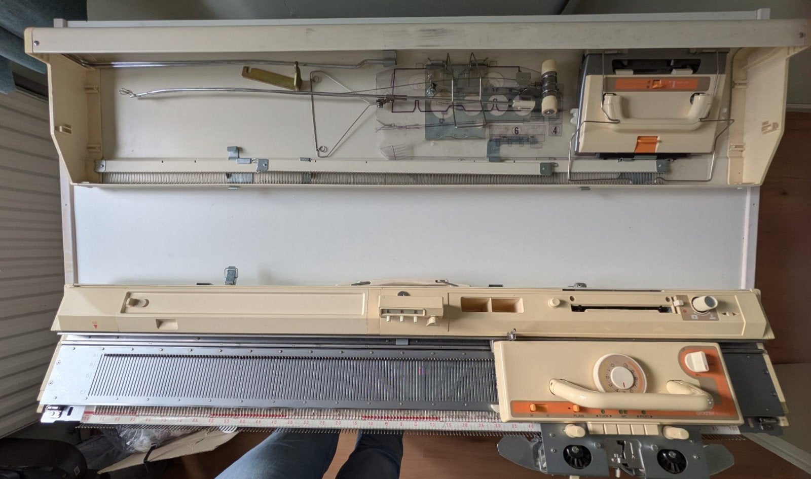 Brother breimachine met dubbelbed.  KH 860 +KR 830, Ophalen, Brother