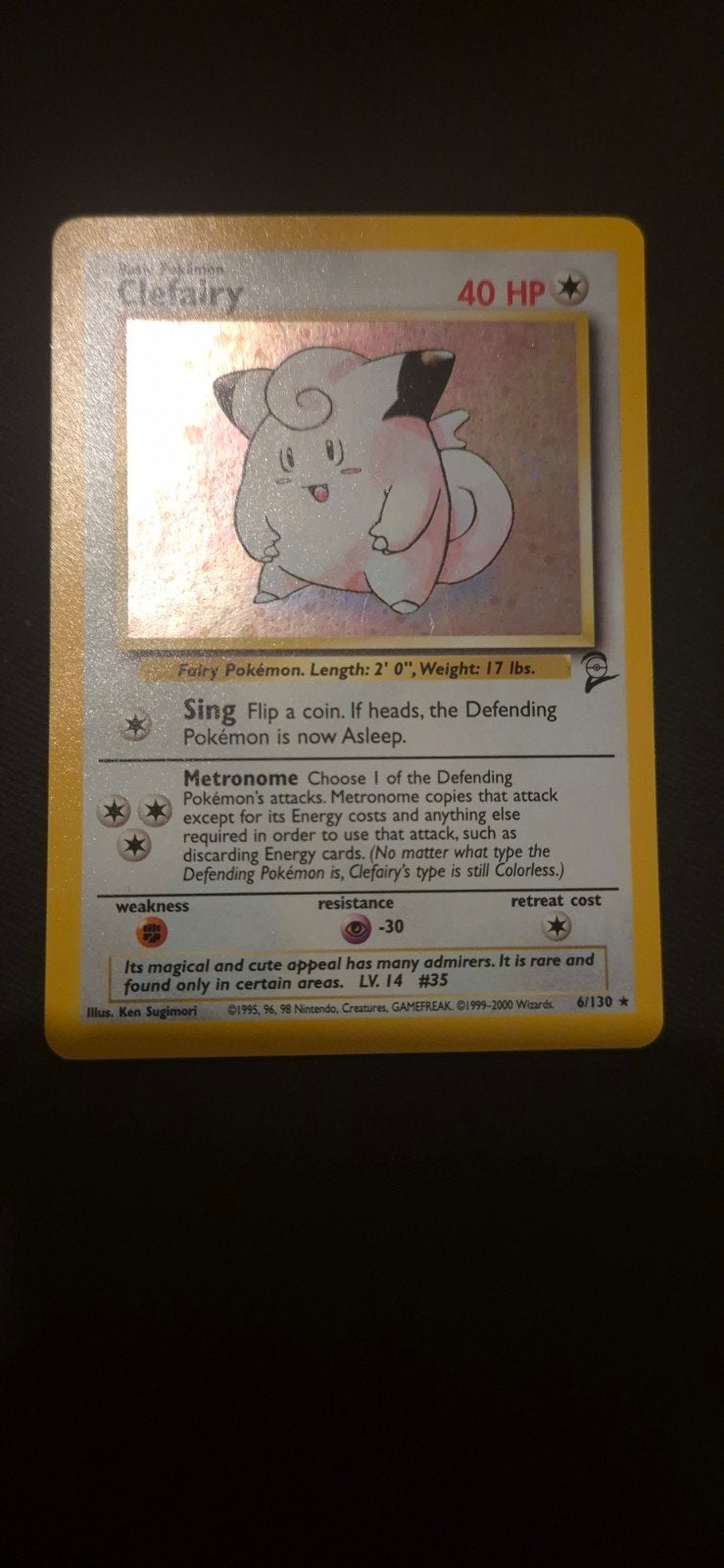 Clefairy 6/130, Ophalen, Zo goed als nieuw