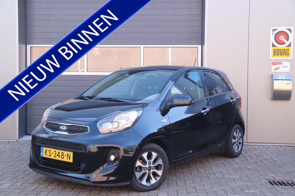 Kia Picanto 1.0 CVVT ComfortPlusLine Navigator, Cruise, Came, Voorwielaandrijving, Stof, Gebruikt, 4 stoelen