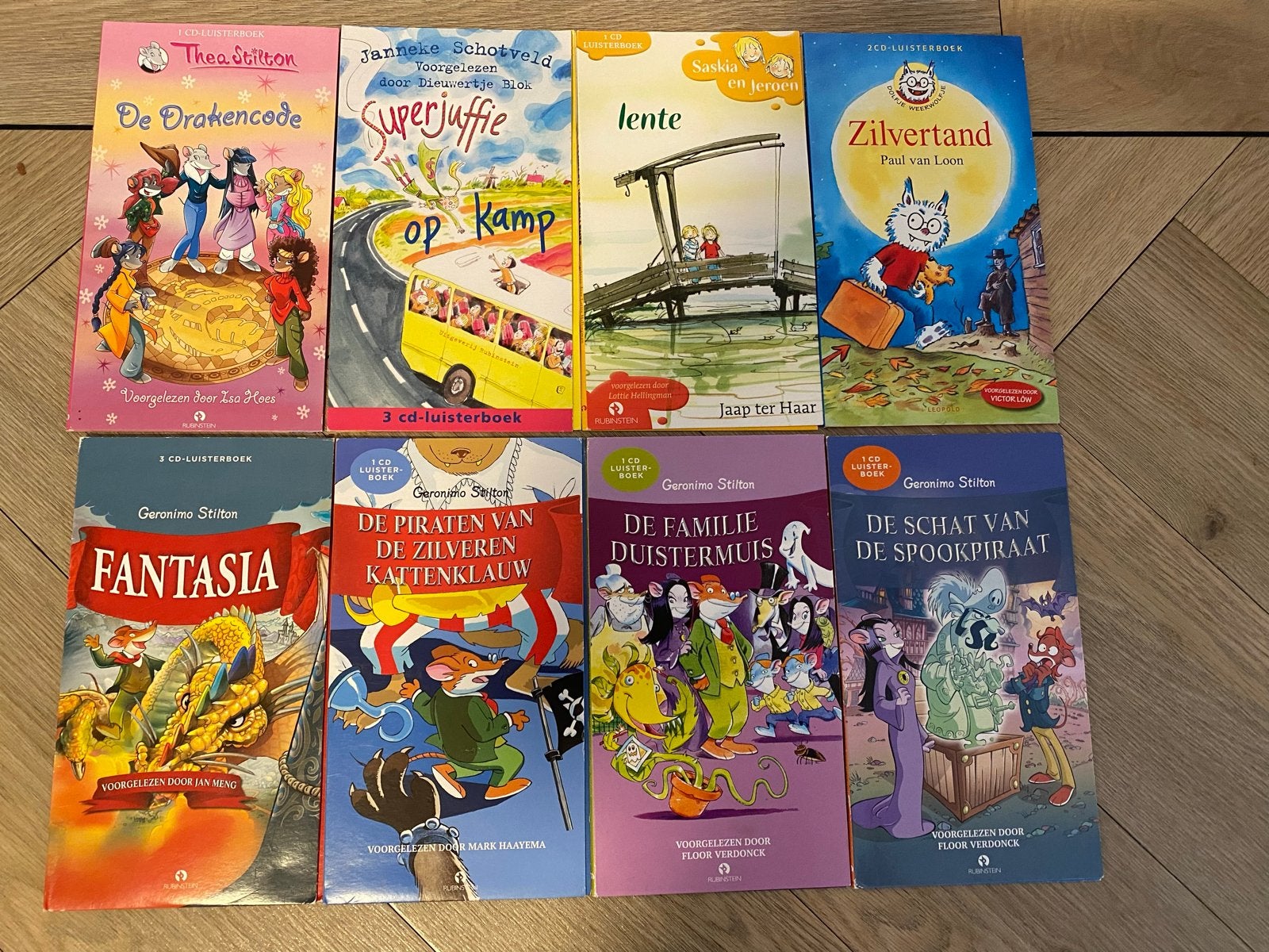 Grote collectie luisterboeken voor kinderen (8 stuks), Ophalen of Verzenden, Zo goed als nieuw, Fictie