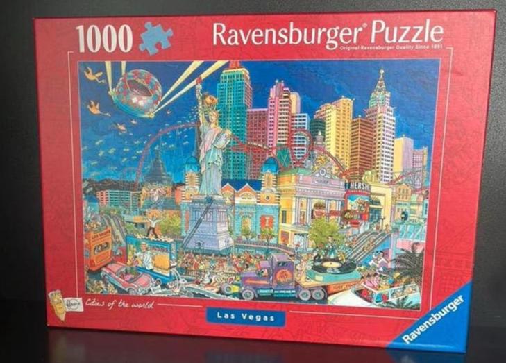 Nieuw! Ravensburger puzzel “las vegas” 1000 stukjes, Ophalen of Verzenden, 500 t/m 1500 stukjes, Nieuw