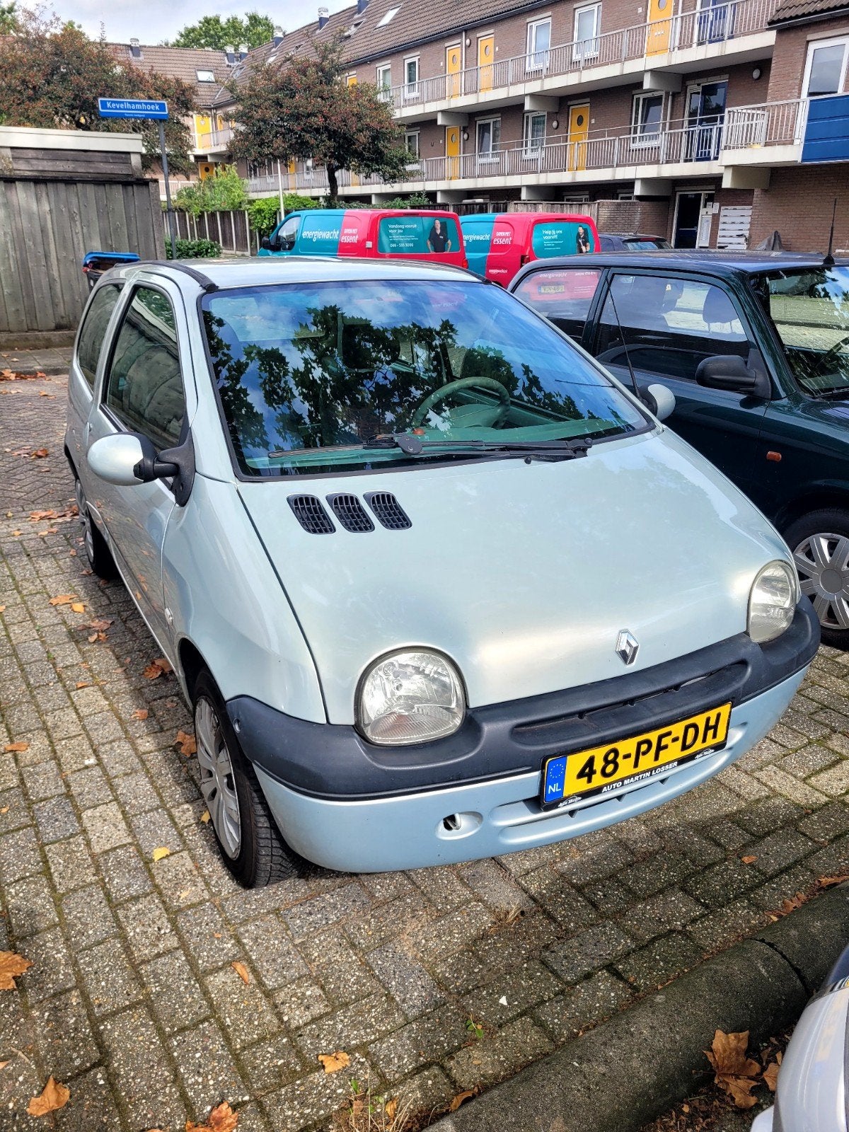 Renault Twingo 1.2 2005 2004 Grijs, Auto's, Voorwielaandrijving, Twingo, 600 kg, 4 cilinders