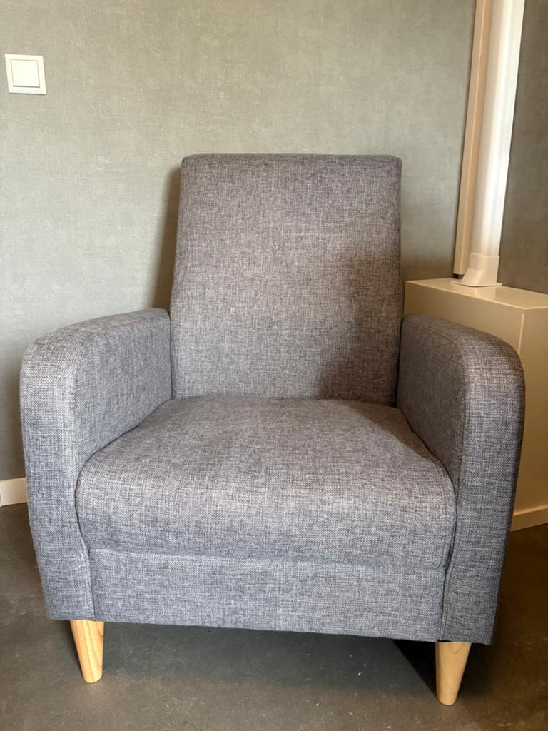 Fauteuils, Ophalen, Gebruikt, 75 tot 100 cm, Stof