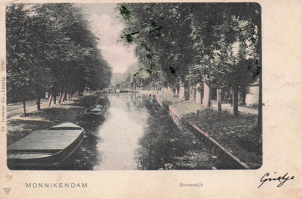 703-115-035 Monnikendam Binnendijk, Verzenden, Voor 1920, Noord-Holland