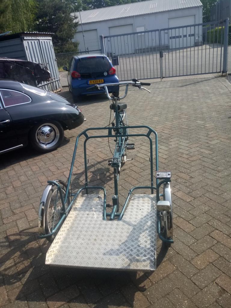 Te koop...transport fiets met oprijplaat voor rolstoel., Ophalen