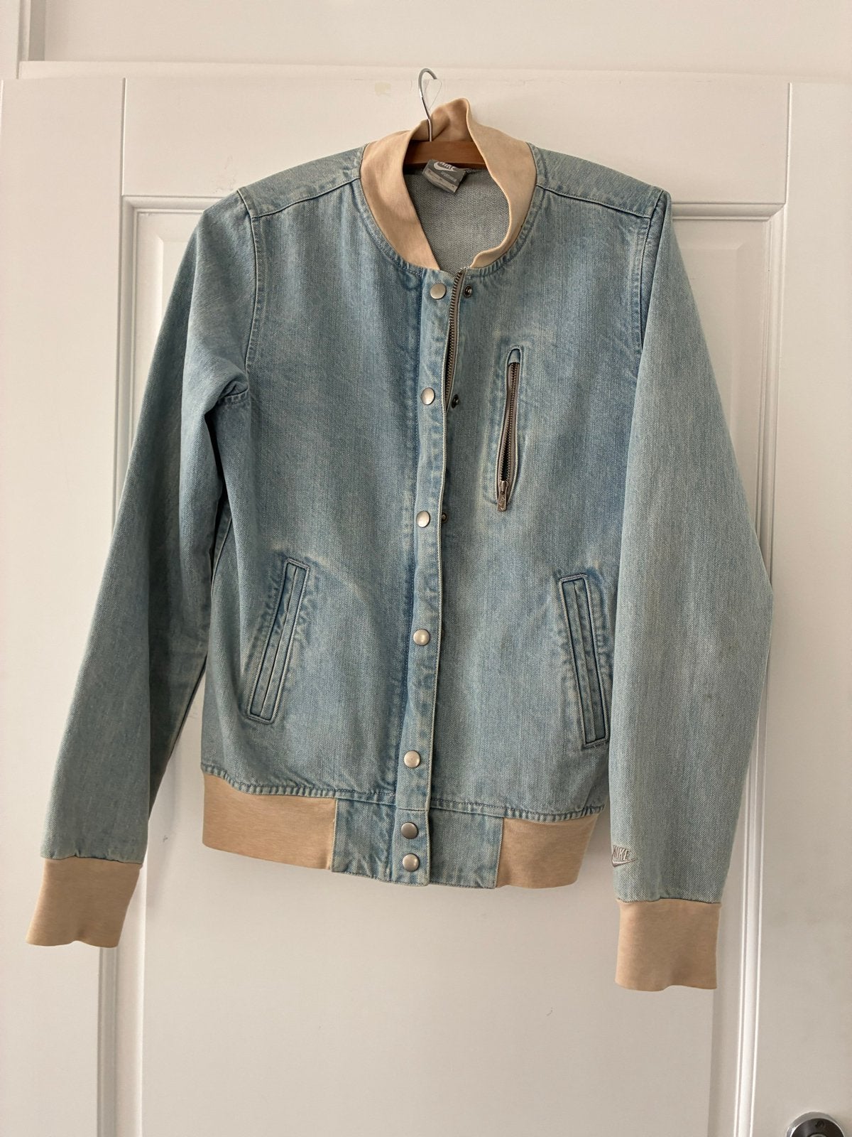 Nike spijkerjasje  mt M, Ophalen of Verzenden, Zo goed als nieuw, Blauw