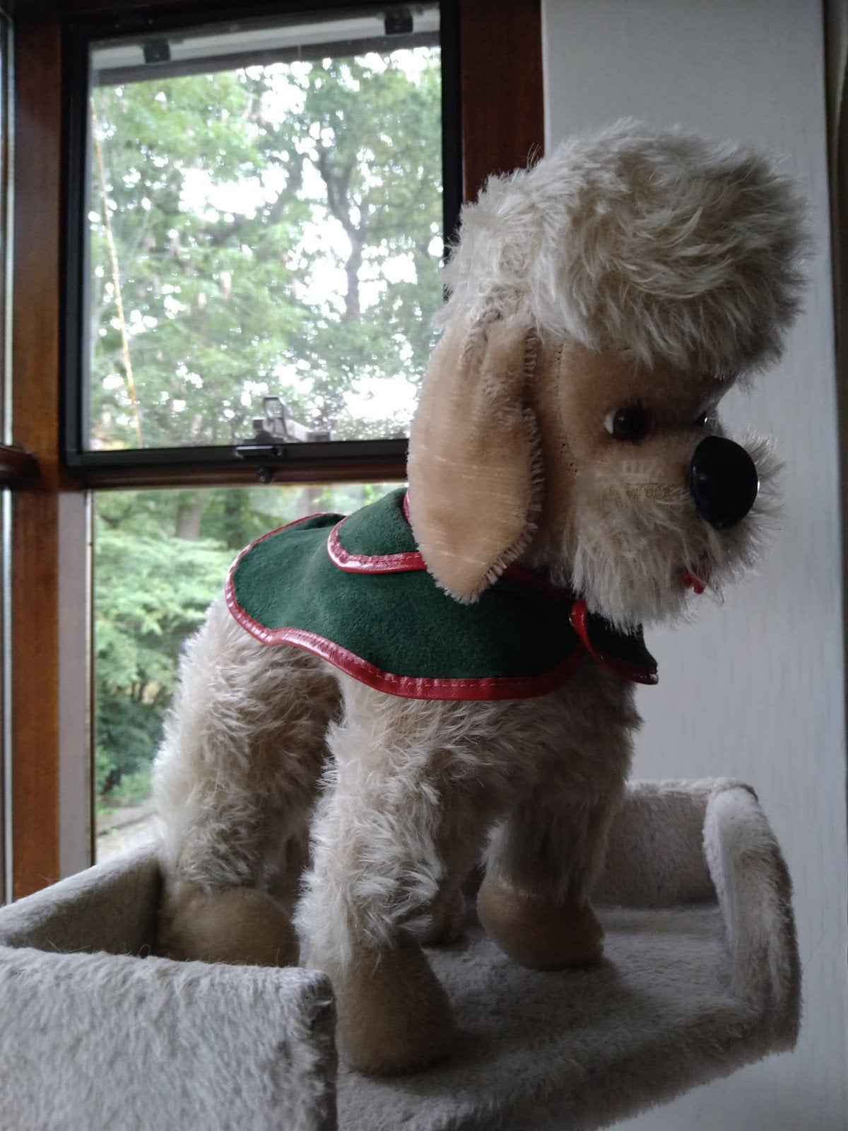 Vintage knuffel hond.50/60, Ophalen of Verzenden