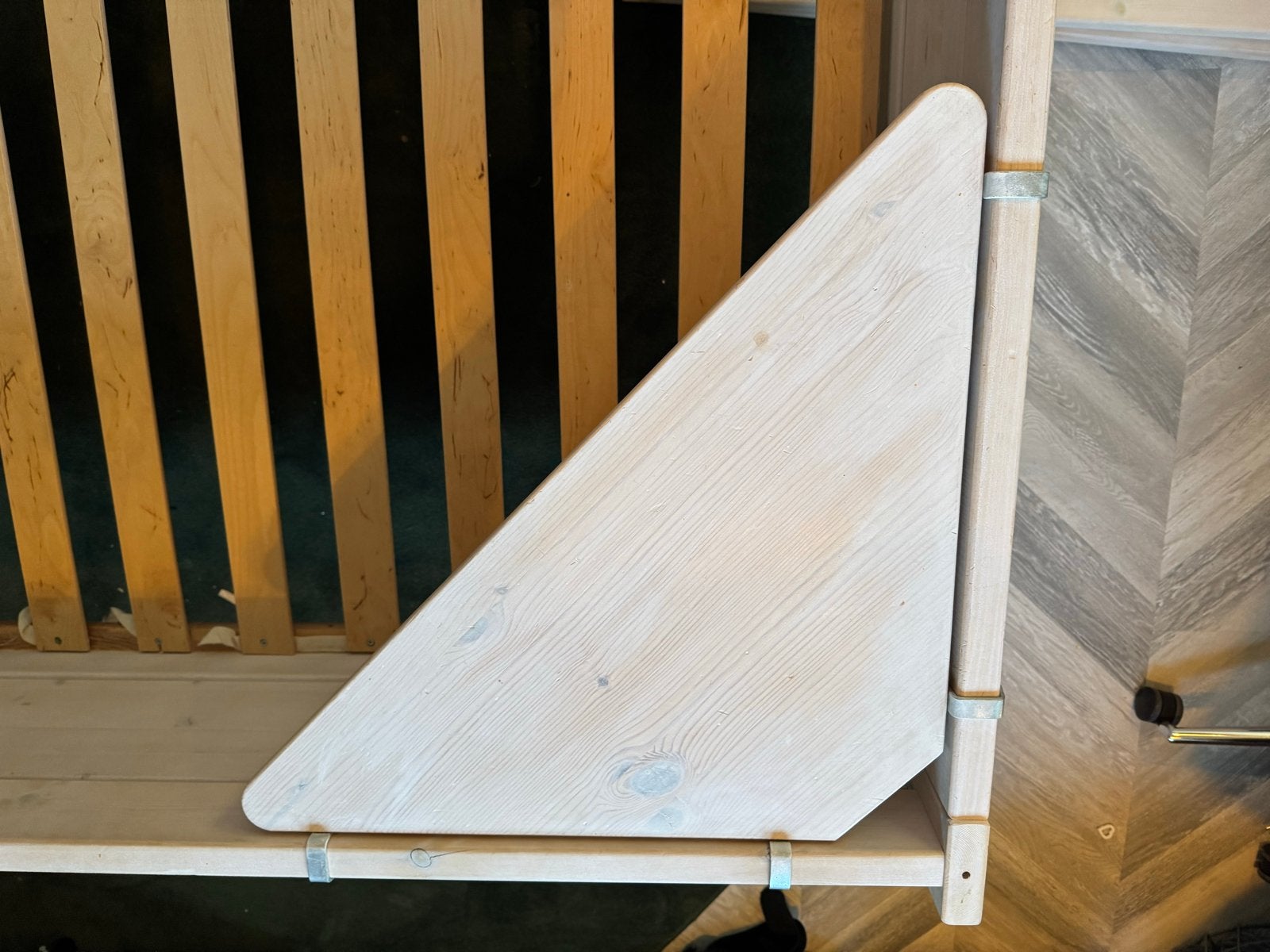 Life Time Hoekplank Whitewash - Ideaal voor naast bed, Ophalen, Gebruikt, 45 tot 65 cm, 70 cm of meer