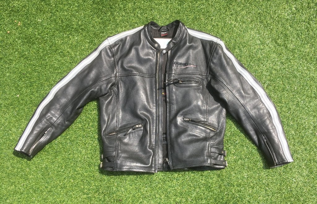 Motorjas sportief 54/44 XL LEREN LOOKWELL, Dames, Jas | leer, Lookwell, Ophalen of Verzenden