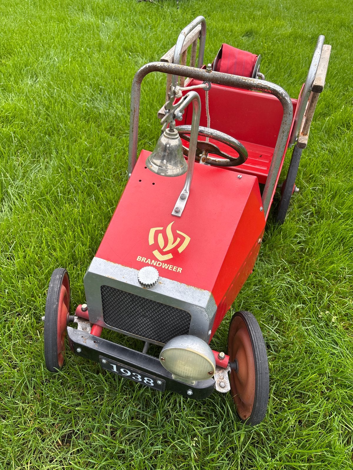 Vintage Brandweer Trapauto - Jaren '30 Stijl, Ophalen of Verzenden, Gebruikt