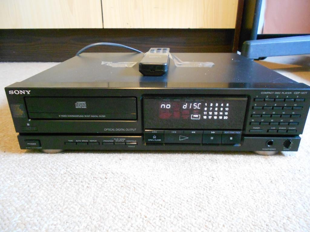 Mooie SONY CDP-M77 midi cd speler, 18 bits, Ophalen, Gebruikt, Sony