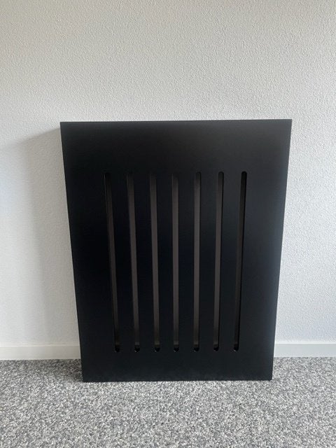 Strakke Radiator Ombouw op Maat | Horizontaal & Verticaal 13, Ophalen, Hout, Zwart, Nieuw