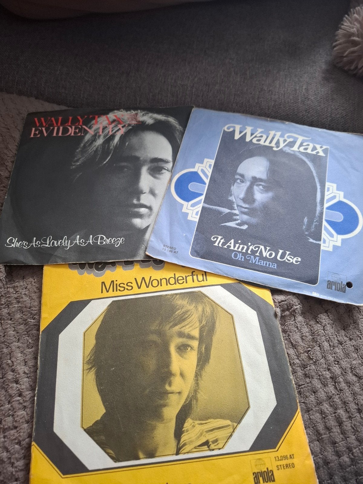 Wally Tax singles 3 x, Ophalen of Verzenden, Gebruikt