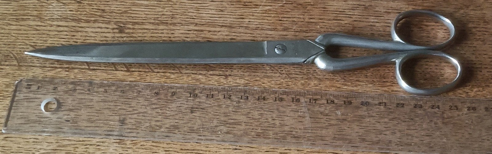 Herder Feinstahl grote papierschaar, Gebruikt, Zilver, Gereedschap of Toebehoren, Overige merken