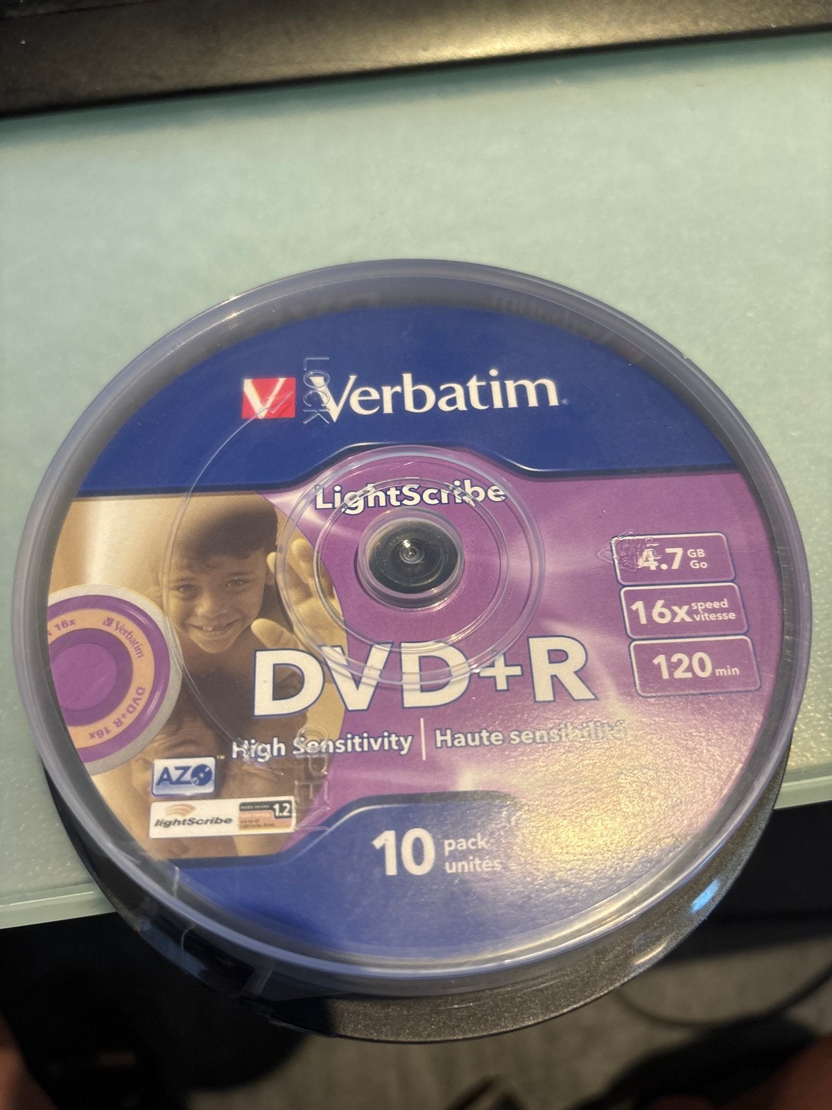 Verbatim LightScribe DVD+R 4.7GB 16x - 10 stuks, Ophalen of Verzenden, Nieuw, Dvd, Lightscribe