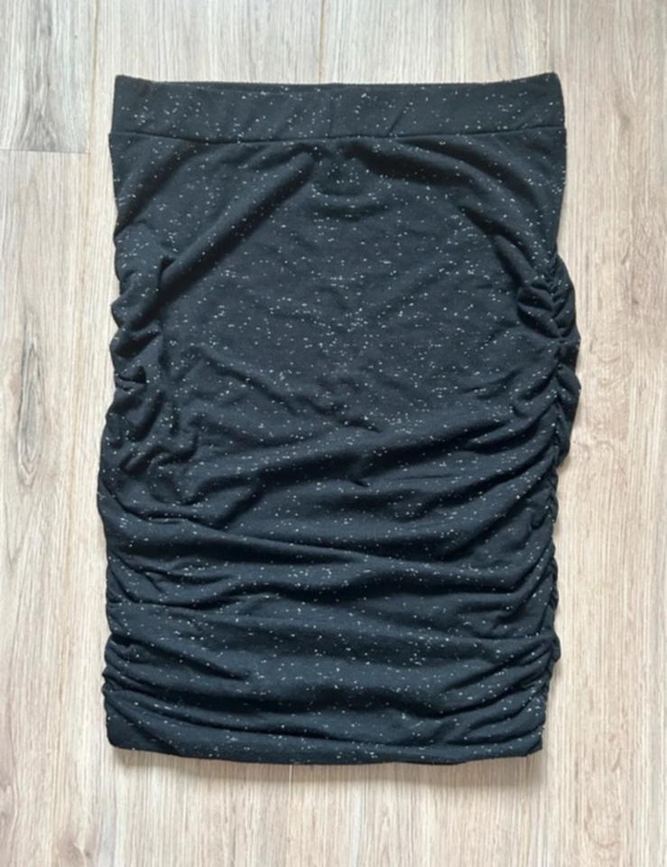 Elastische rok, Verzenden, Zwart, Nieuw, Knielengte