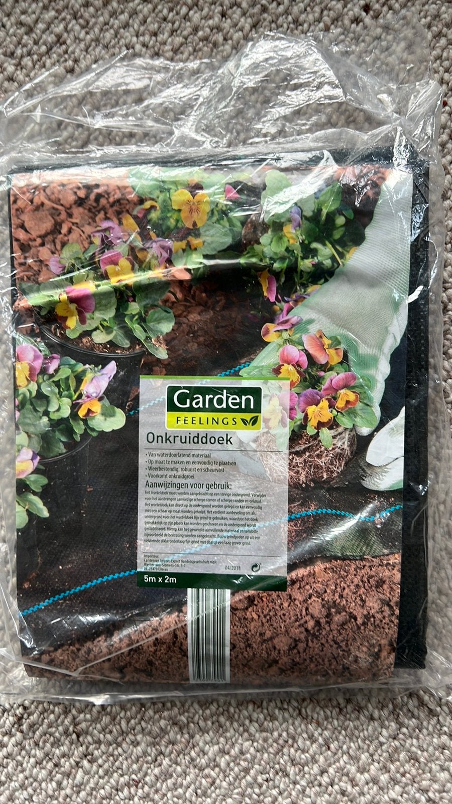 Garden Feelings Onkruid/worteldoek, Tuin en Terras, Grind, Keien en Split, Ophalen of Verzenden, Nieuw, Overige materialen, Overige typen
