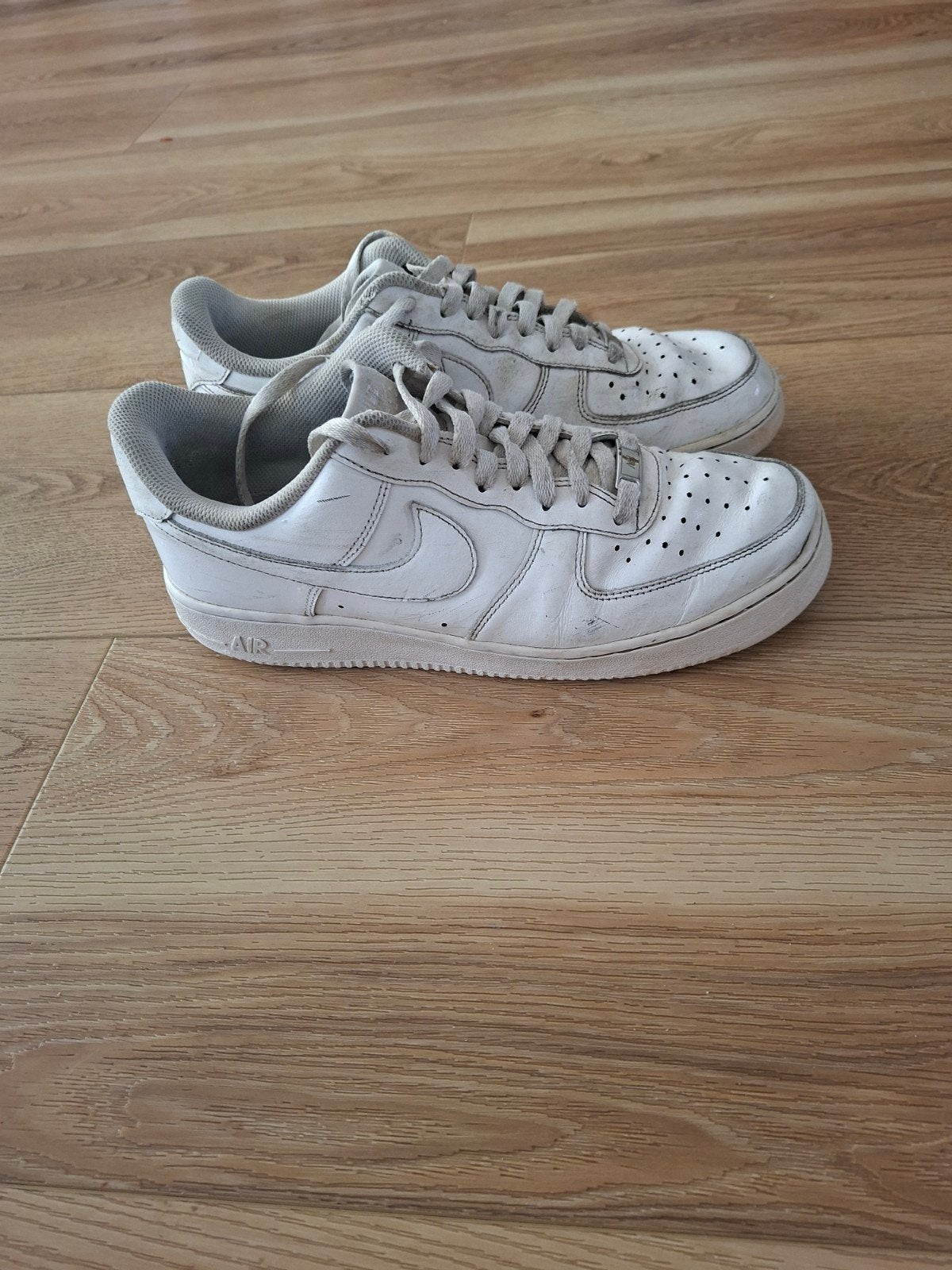 Mooie Nike Air Force 1 sneakers, maat 43, Wit, Nike Air, Ophalen of Verzenden, Sneakers of Gympen
