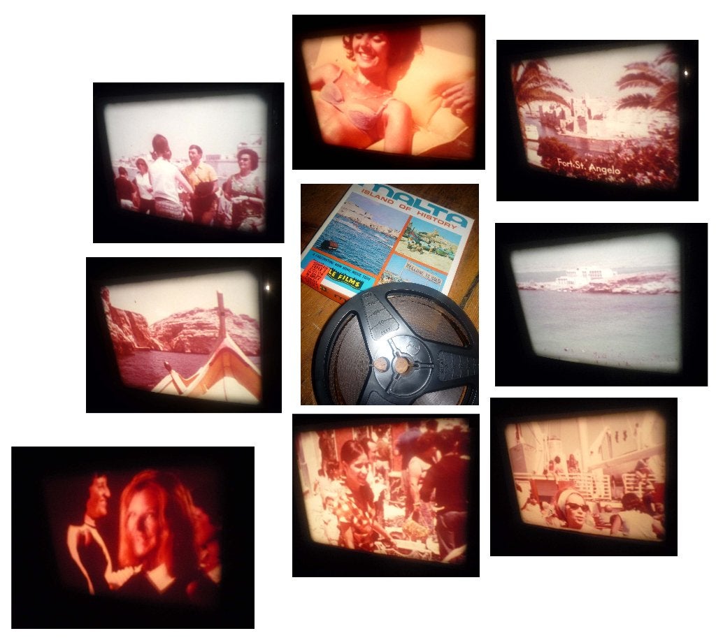 8mm film History of Malta - 60mtr - kleur - rooiig, Ophalen of Verzenden, 8mm film