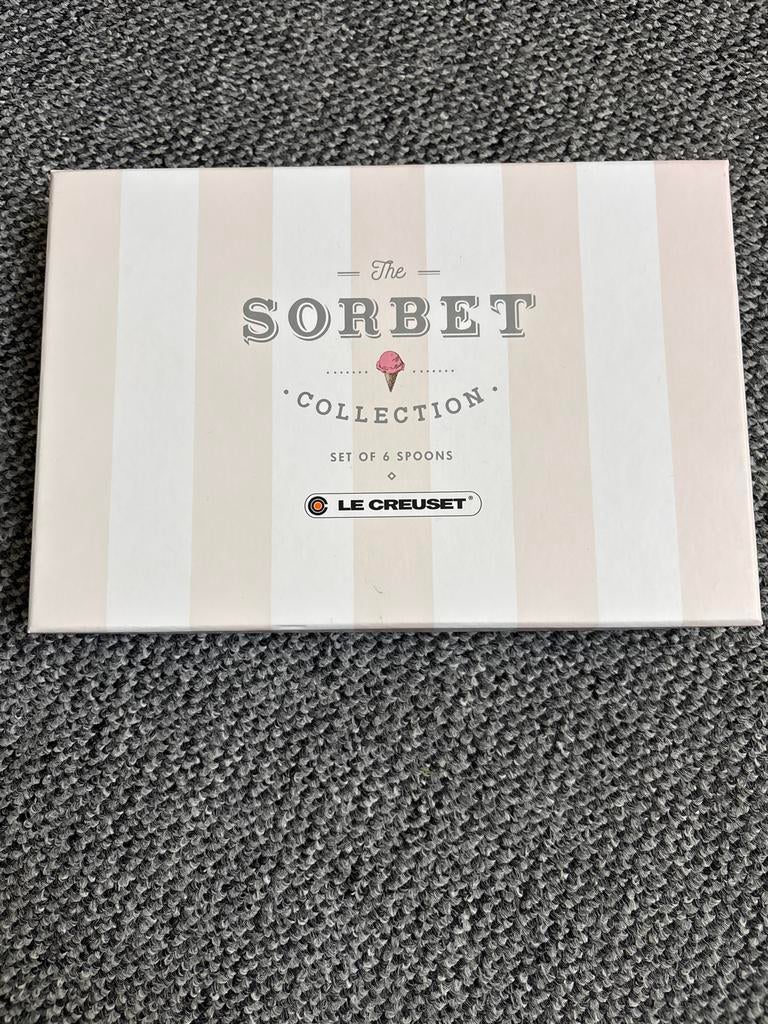 Le Creuset Sorbet Collection Lepels - Set van 6, Ophalen of Verzenden, Nieuw, Overige materialen, Bestekset