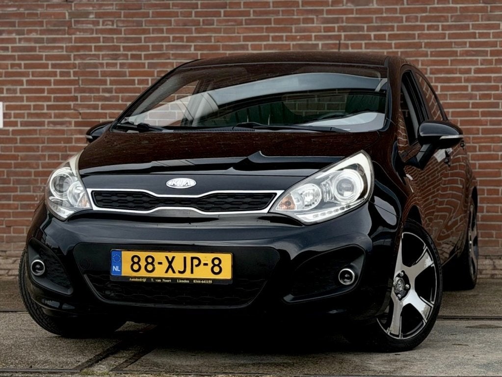 Kia Rio 1.2 CVVT Plus Pack |Clima |CruiseC |Nieuwe APK, 21 km/l, Euro 5, 4 cilinders, Zwart