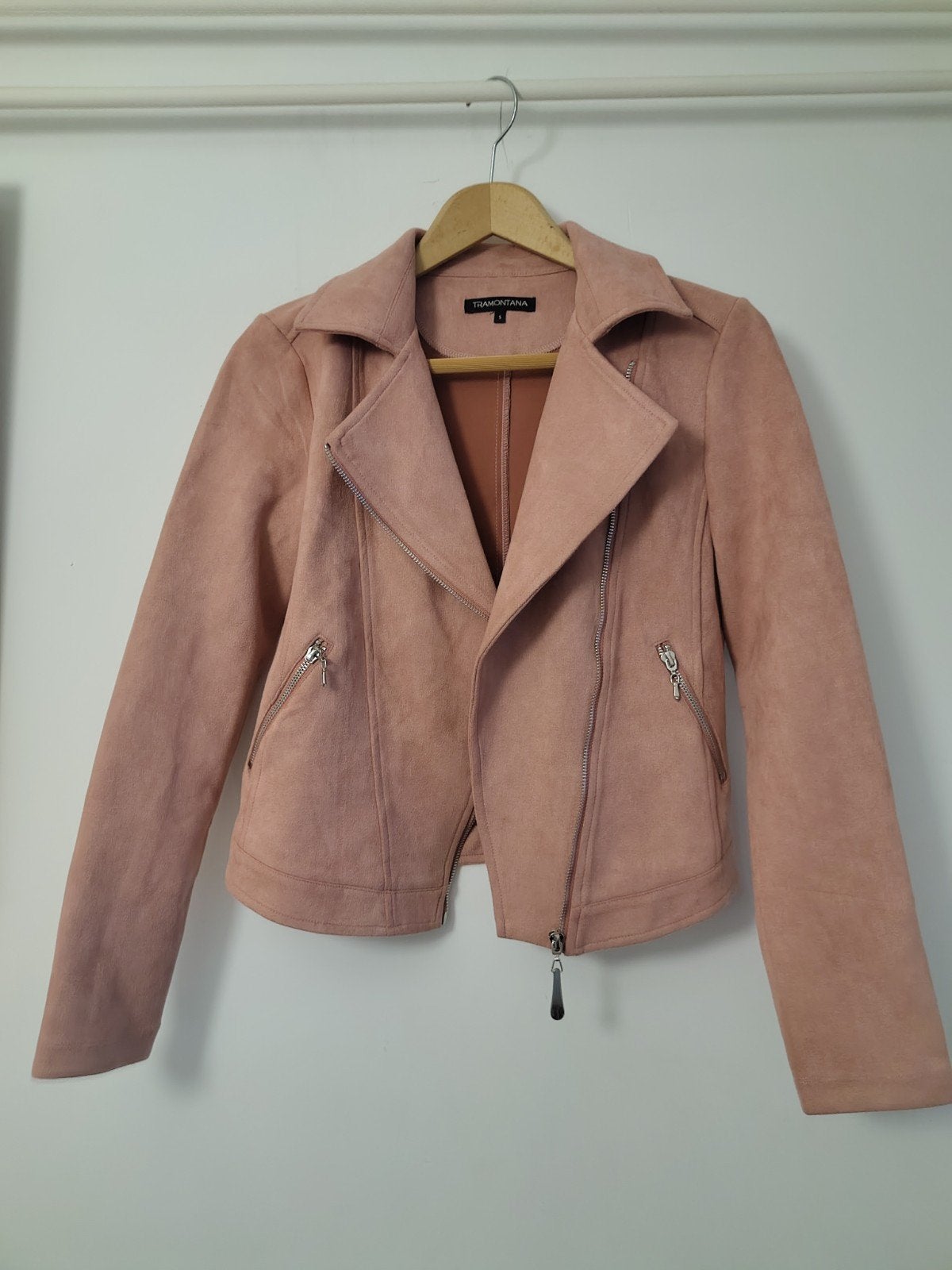 Tramontana suède look bikerjack - Maat S, Tramontana, Ophalen of Verzenden, Zo goed als nieuw, Roze