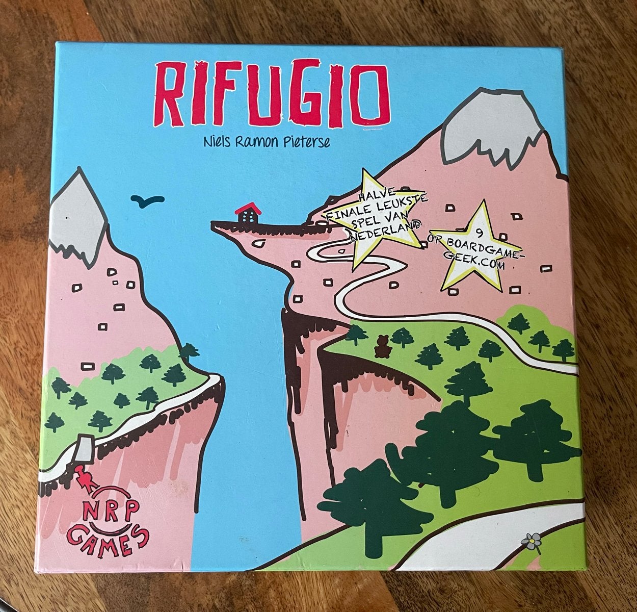 Rifugio - Strategisch bordspel van NRP Games, Een of twee spelers, Ophalen of Verzenden, Gebruikt