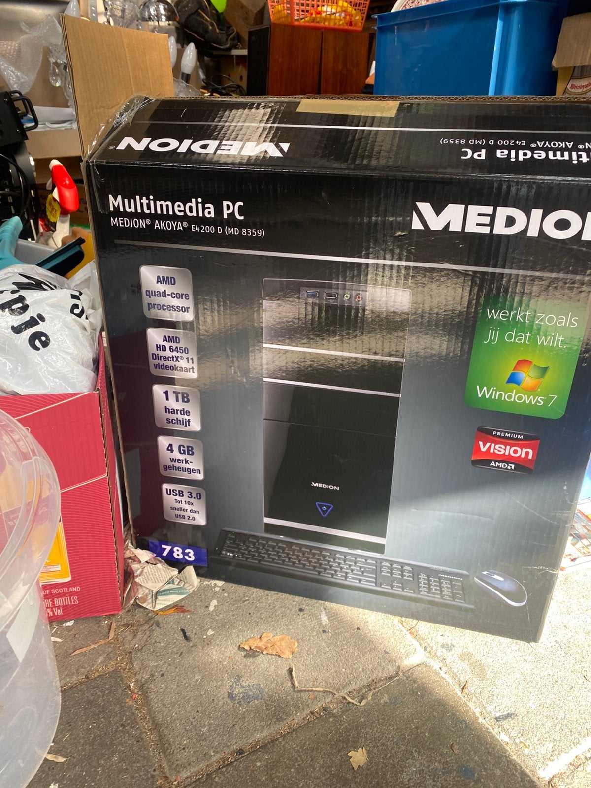 Medion PC in doos, Ophalen of Verzenden, Zo goed als nieuw